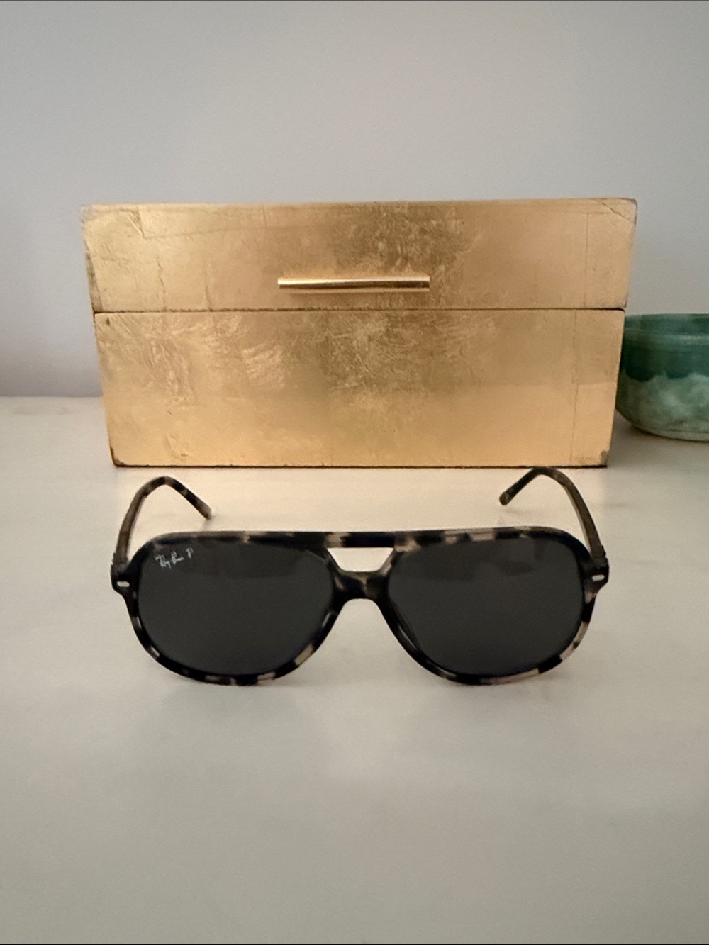 Ray-Ban Bill RB2198 Polarized Tortoise Sunglasses 50mm